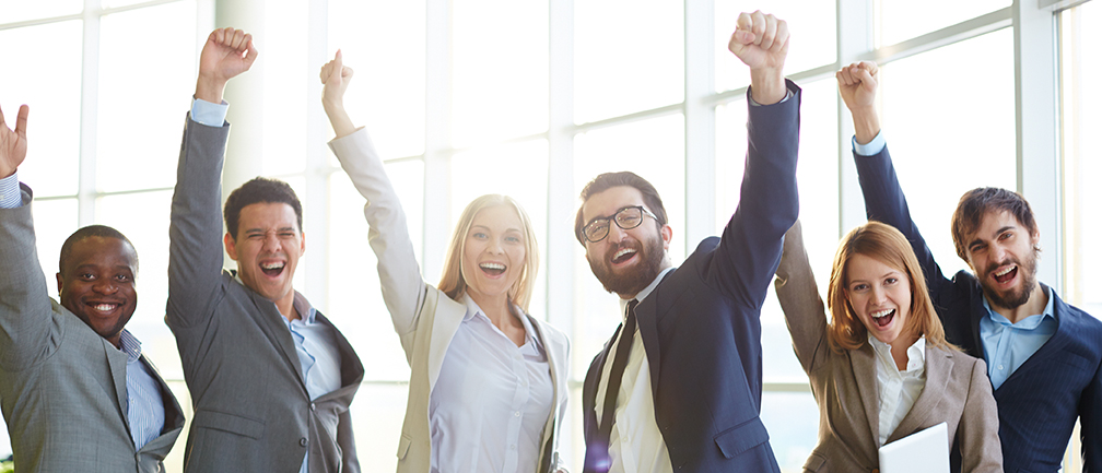 Excited co-workers